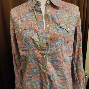 Noble outfitters. Size medium. Button down top.